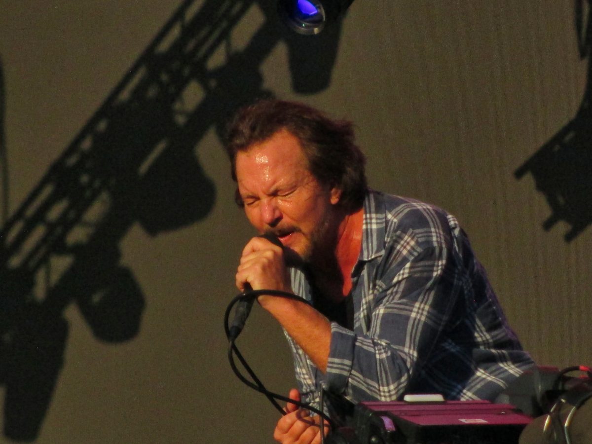 Eddie Vedder, cantante de Pearl Jam, durante el festival BST de Hyde Park en 2022
