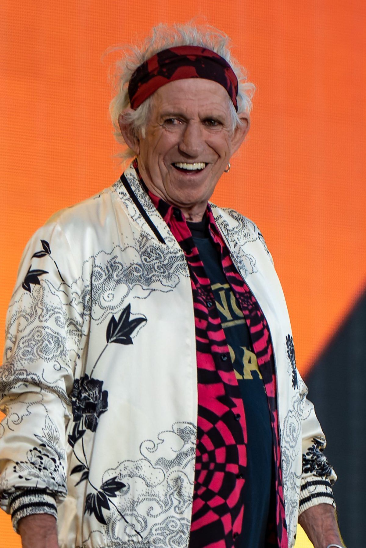 Keith Richards en el concierto de los Rolling Stones en Hyde Park, Londres, en 2022