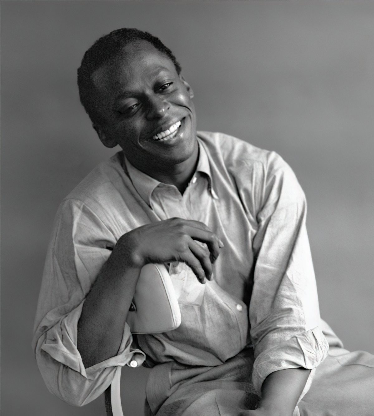Miles Davis, retratado por Tom Palumbo en los años cincuenta