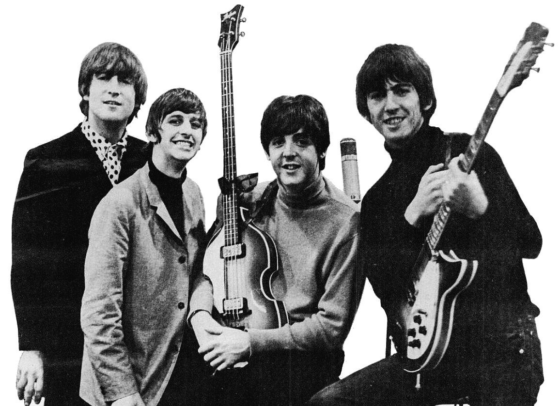 Los Beatles en 1965: John Lennon, Ringo Starr, Paul McCartney y George Harrison, en una imagen promocional de EMI