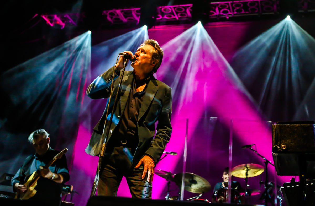 Bryan Ferry, voz de Roxy Music, durante un concierto en 2017